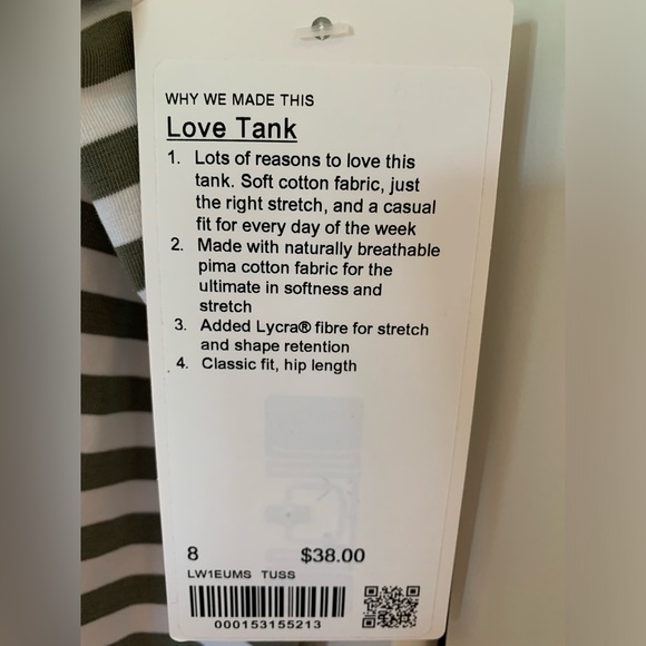 Lululemon Love Tank - NWT - Picture 3 of 3